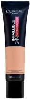 Тональный крем стойкий L'Oreal Paris Infaillible 24h ультраматовый розово-бежевый №145 30мл