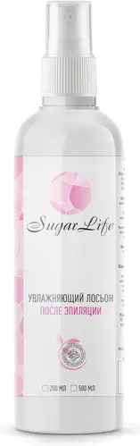 Лосьон увлажняющий Sugar Life после депиляции 500мл Лосьон увлажняющий Sugar Life после депиляции 500мл