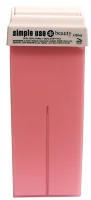 Воск для депиляции Simple Use Beauty Pink TiO2 (розовый) теплый в картридже 100мл