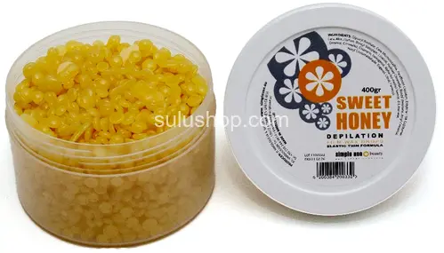 Воск для депиляции Simple Use Beauty Sweet Honey горячий в гранулах 400гр Воск для депиляции Simple Use Beauty Sweet Honey горячий в гранулах 400гр