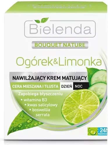Bielenda крем для лица увлажняющий огурец и лайм Bielenda крем для лица увлажняющий огурец и лайм