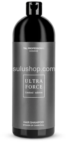 Мужской шампунь TNL Ultra Force с черным углем 1000мл Мужской шампунь TNL Ultra Force с черным углем 1000мл