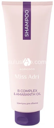 Шампунь для объема волос Adricoco Miss Adri B complex & amaranth oil 400мл Шампунь для объема волос Adricoco Miss Adri B complex & amaranth oil 400мл