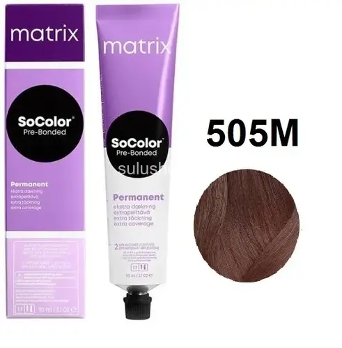 Краска Matrix So Color 505M экстра кавередж светлый шатен мокка 90мл Краска Matrix So Color 505M экстра кавередж светлый шатен мокка 90мл
