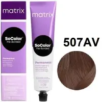 Краска Matrix So Color 507AV экстра кавередж блондин пепельный перламутровый 90мл