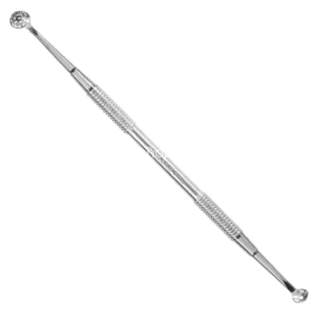 Ложка косметологическая двухсторонняя Staleks Expert 20 Type 2 (Уно + кругл. шумовка 19 отверстий)