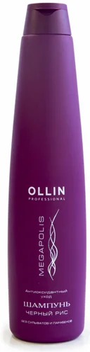 Шампунь бессульфатный Ollin Megapolis Black Rice чёрный рис 400мл Шампунь бессульфатный Ollin Megapolis Black Rice чёрный рис 400мл
