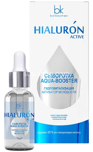 Сыворотка для лица Белкосмекс Hialuron Active Aqua-booster Гидровитализация активатор молодости 19мл Сыворотка для лица Белкосмекс Hialuron Active Aqua-booster Гидровитализация активатор молодости 19мл