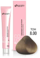 Крем-краска Sergio Professional Color&Blond с кератином и белым жемчугом 8.00 блондин интенсивный 100мл
