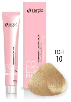 Крем-краска Sergio Professional Color&Blond с кератином и белым жемчугом 10 очень светлый блонд100мл