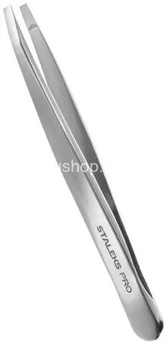 Пинцет для бровей Staleks Pro Expert 10 Type 2 TE-11/2 узкие прямые кромки Пинцет для бровей Staleks Pro Expert 10 Type 2 TE-11/2 узкие прямые кромки