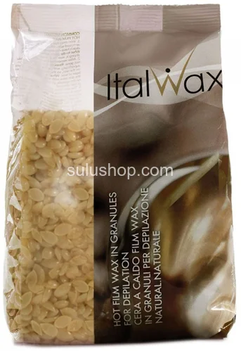 Воск пленочный ItalWax в гранулах натуральный 1000гр Воск пленочный ItalWax в гранулах натуральный 1000гр