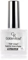 Верхнее покрытие для лака Golden Rose Gel Look Top Coat Superior Gloss & Plump 10.5мл