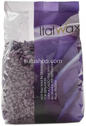 Воск пленочный в гранулах ItalWax Natura слива 1000гр Воск пленочный в гранулах ItalWax Natura слива 1000гр