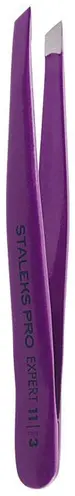 Пинцет для бровей Staleks Pro Expert 11 Type 3 TE-11/3 широкие скошенные кромки, красный Пинцет для бровей Staleks Pro Expert 11 Type 3 TE-11/3 широкие скошенные кромки, красный