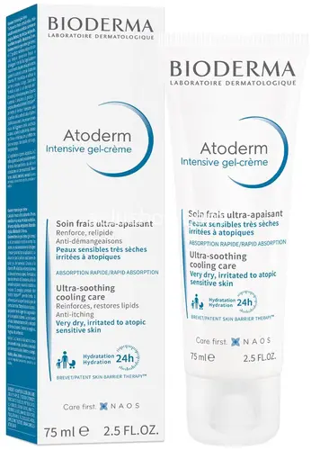 Интенсивный гель-крем Bioderma Атодерм 75мл Интенсивный гель-крем Bioderma Атодерм 75мл
