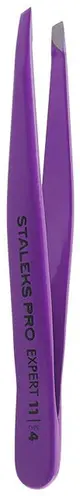 Пинцет для бровей Staleks Pro Expert 11 Type 4 TE-11/4 узкие скошенные кромки Пинцет для бровей Staleks Pro Expert 11 Type 4 TE-11/4 узкие скошенные кромки