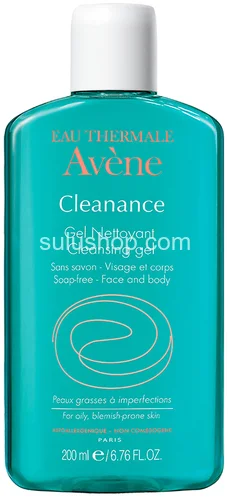 Очищающий гель для лица и тела Avene Cleanance 200мл