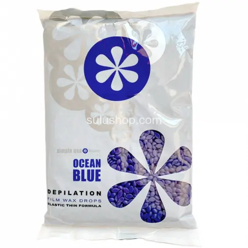 Воск для депиляции Simple Use Beauty в гранулах Ocean Blue 800гр