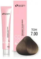 Крем-краска Sergio Professional Color&Blond с кератином и белым жемчугом 7.00 средне-русый интенсивный 100мл