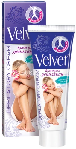 Крем для депиляции Velvet с лавандовым маслом 100мл Крем для депиляции Velvet с лавандовым маслом 100мл