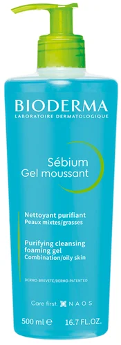 Очищающий гель-мусс Bioderma Sebium Gel Moussant 500мл