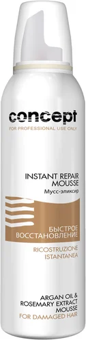 Мусс-эликсир Concept Instant Repair Mousse быстрое восстановление поврежденных волос 200мл Мусс-эликсир Concept Instant Repair Mousse быстрое восстановление поврежденных волос 200мл