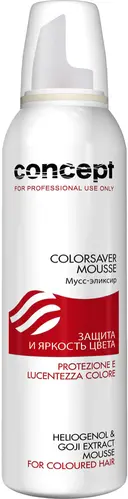 Мусс-эликсир Concept Colorsaver Mousse защита и яркость цвета 200мл Мусс-эликсир Concept Colorsaver Mousse защита и яркость цвета 200мл