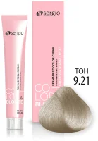 Крем-краска Sergio Professional Color&Blond с кератином и белым жемчугом 9.21 светлый блондин жемчужный 100мл