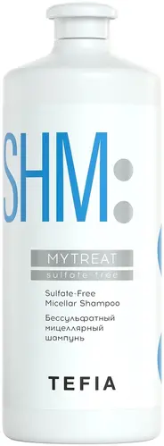 Шампунь бессульфатный Tefia MyTreat Sulfate Free мицеллярный 1000мл Шампунь бессульфатный Tefia MyTreat Sulfate Free мицеллярный 1000мл