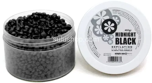 Воск для депиляции Simple Use Beauty Midnight Black горячий в гранулах 400гр Воск для депиляции Simple Use Beauty Midnight Black горячий в гранулах 400гр
