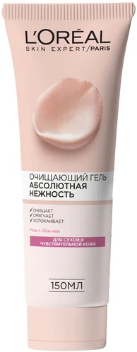 L'oreal очищающий гель для лица для сухой и чувствительной кожи 150мл L'oreal очищающий гель для лица для сухой и чувствительной кожи 150мл