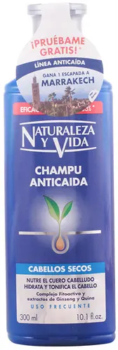 Шампунь Natur Vital против выпадения волос для сухих волос 300мл